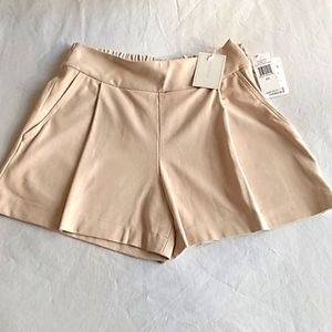 1. state cream suede shorts